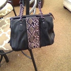 Vera Wang purse handbag black shoulder bag